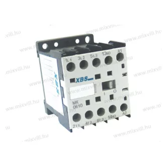 XBS MK06 6A 400V Mágneskapcsoló AC-3 400V 2,2kW ( MD-06 )