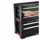 Keter 260417 TOOL CHEST 16"col 1 fiókos szerszámos láda kivehető tárolók, moduláris 17,1l 562x262x28