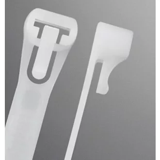   COBRA 962002 nyitható, oldható fehér kötegelő 200x7,6 mm beltéri használatra 100db/csomag