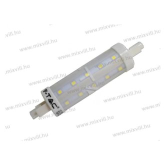   V-TAC SKU-7124 LED lámpa R7S 7W 4500K 470lm IP20 300° világítási szög semleges fehér