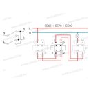 Ekonomik 107 keresztkapcsoló fedél nélkül 16A 250V SE70(31044)