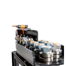 OMU HE14 huzalegyengető gép 8/10mm-es köracélhoz 14 görgős