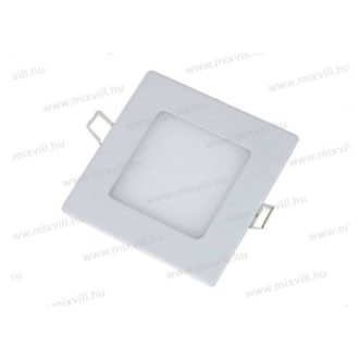   V-TAC SKU-6297 Led panel szögletes 3W IP20 6400K 210lm 245V 120° világítási szög 84mm tápegységgel