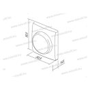 EKO dimmer krém fedél PE40IW(31200)