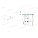 Ekonomik N-101 nyomó fedél nélkül 16A 250V SE11(31048)