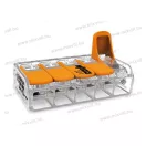 Csatos WAGO vezetékösszekötő 221-615 5x0,5-6mm2 Hajlékony és tömör vezetékhez