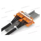 WAGO 221-500 DIN profilsínre adapter 4mm2 hajlékony vezetékösszekötőhöz