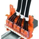 WAGO 221-500 DIN profilsínre adapter 4mm2 hajlékony vezetékösszekötőhöz