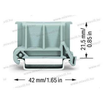   WAGO 222-510 vízszintes szereléshez adapter DIN profilsínre, Wago 221-500-hoz