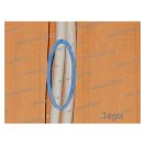 OP076 cső- és kábelrögzítő horonyba