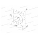 EKO KS egyes fehér fedél PE20PW(24367)