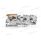 WAGO 2116-1301 Topjob S Push-in Cage Clamp 3P sorkapocs működtető karral (0,5...16mm2) 76A szürke