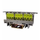 OMU system PCLDIN DIN profilsínre adapter 4mm2 hajlékony vezetékösszekötőhöz szürke