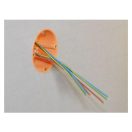 OP001 vezetékkihúzó kétoldalú ragasztókoronggal