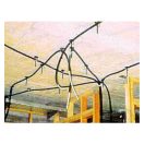 OP001 vezetékkihúzó kétoldalú ragasztókoronggal