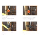 OP730 szerelvénydoboz betonba 90x300x75mm rögzítőfülekkel betondoboz beépítési átmérő: 60 mm
