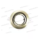 V-TAC SKU-3470 SPOT beépíthető lámpa síkban billenthető szatén króm 74mm kivágás