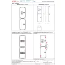 PVT 1530 FO2-35-CS méretlen alelosztó modul sorkapcsokkal CSP21.a095 Csoportos fogyasztásmérő szekrényhez