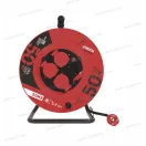 Dobos hosszabbító kábeldob 50m gumi kábellel 3x1,5mm2 4x2+F IP44 P08250 EMOS