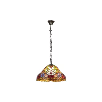   Rábalux 8086 Mirella függ D41 E27 2x60W tiffany ("A++"-"E" energiaosztály)