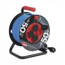 50m kábeldob kültéri fagyásálló hőálló hosszabbító 4x2+F dugalj aljzat ipari IP44 P08650W Emos