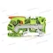 WAGO 2106-1207 Topjob S Push-in Cage Clamp földelő sk működtető karral (0,5...10mm2) 41A zöld-sárga