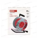 Emos dobos hosszabbító pvc kábellel 25m 3x1,5mm2 4x2+F IP20 P09225