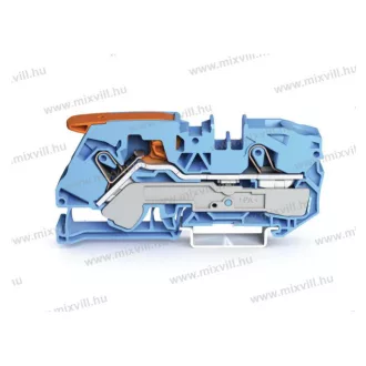   WAGO 2116-1204 Topjob S Push-in Cage Clamp sorkapocs működtető karral (0,5...16mm2) 76A kék