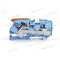 WAGO 2116-1204 Topjob S Push-in Cage Clamp sorkapocs működtető karral (0,5...16mm2) 76A kék