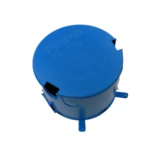   OP735 lámpadoboz 68mm-es beépítési nyílású műanyag fedéllel betonba 68x75x85 mm XL170/68 halogénmentes