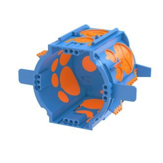   OP726 hőszigetelő doboz THD-70 átmérő 60 mm gyors szerelés hangszigetelt légtömör 110×75×70 mm