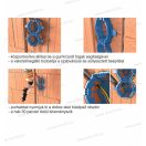 OP726 hőszigetelő doboz THD-70 átmérő 60 mm gyors szerelés hangszigetelt légtömör 110×75×70 mm