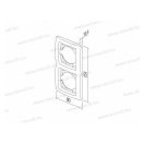 EKO kettes keret függőleges krém OE21IW(24154)