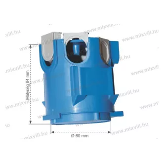   OP416 Quick-Fix gyorszerelésű betondoboz halogénmentes átmérő 60 mm, mélység 84mm