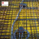 OP870 XL150 beépíthető betondoboz halogénmentes teljes hossz 334 mm doboz átmérő: 157 mm