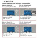 OP713 membrános lámpadoboz betonba, halogénmentes átmérő 190 mm, mélység 133 mm