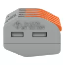 WAGO 222-415 5x0,8-4mm2 Hajlékony+tömör vezetékösszekötő