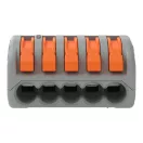 WAGO 222-415 5x0,8-4mm2 Hajlékony+tömör vezetékösszekötő