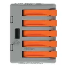 WAGO 222-415 5x0,8-4mm2 Hajlékony+tömör vezetékösszekötő