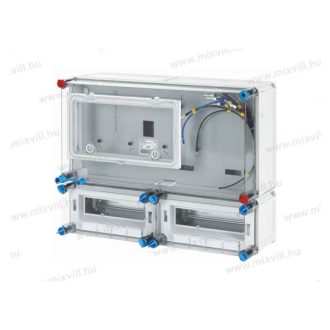   HENSEL Basic HB 11KF24A-E 1fázisú, 2 mérőh.mérősz.(ált.)és előrefiz.mérésre: 1fázisú vez. és előr