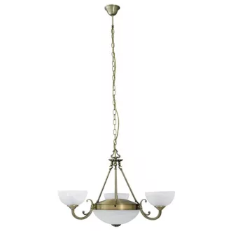   Rábalux 8543 Marlene 3 ágú csillár E14 3x40W bronz ("A++"-"E" energiaosztály)
