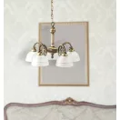 Rábalux 8815 Flossi 5ágú csillár E27 5x40W bronz ("A++"-"E" energiaosztály)