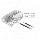 Omu system PCL5024 vezeték összekötő 5 x 0,2-4mm2 sodrott és tömör vezetékhez push-in csatlakozó