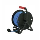 25m kábeldob kültéri fagyásálló hőálló hosszabbító elosztó 4x2+F dugalj 4 aljzat IP44 P08625W Emos