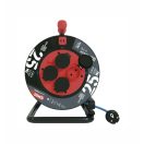 25m kábeldob kültéri fagyásálló hőálló hosszabbító elosztó 4x2+F dugalj 4 aljzat IP44 P08625W Emos