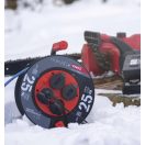 25m kábeldob kültéri fagyásálló hőálló hosszabbító elosztó 4x2+F dugalj 4 aljzat IP44 P08625W Emos