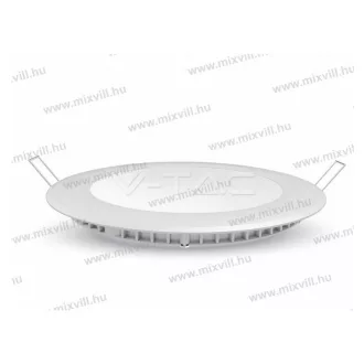   V-TAC SKU-6422 Led panel kerek 22W 3000K 1800lm 110° világítási szög tápegységgel