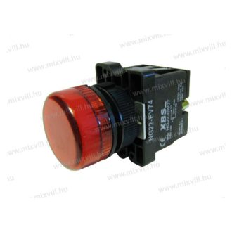 XBS NG22-EV74 Ledes jelzőlámpa piros ( 1W ) 230V