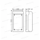 Hensel KV 9331 Üres készülékdoboz üres szekrény IP65 6100100