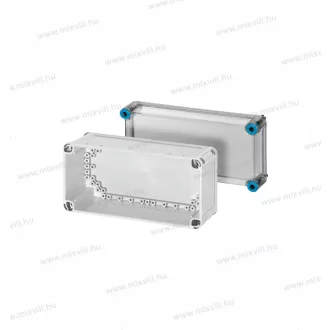   HENSEL K 0100 1-es méretű üres Mi típusú szekrény átlátszó fedéllel 150x300x170mm IP65 60001036
